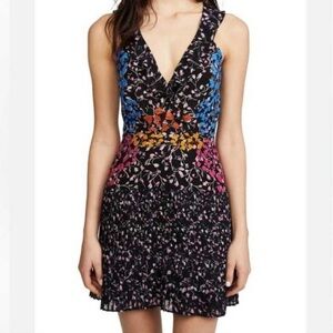 SALONI Vivid Floral Mini Dress